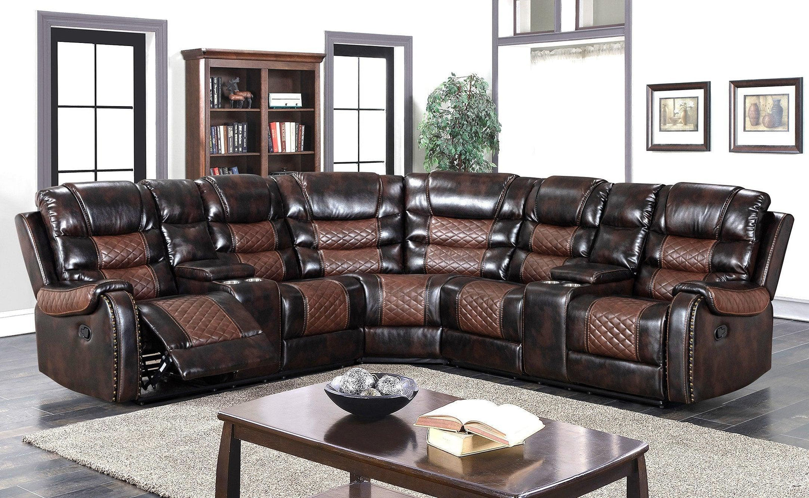 Martin21 Reclining Sectional - Ella Furniture