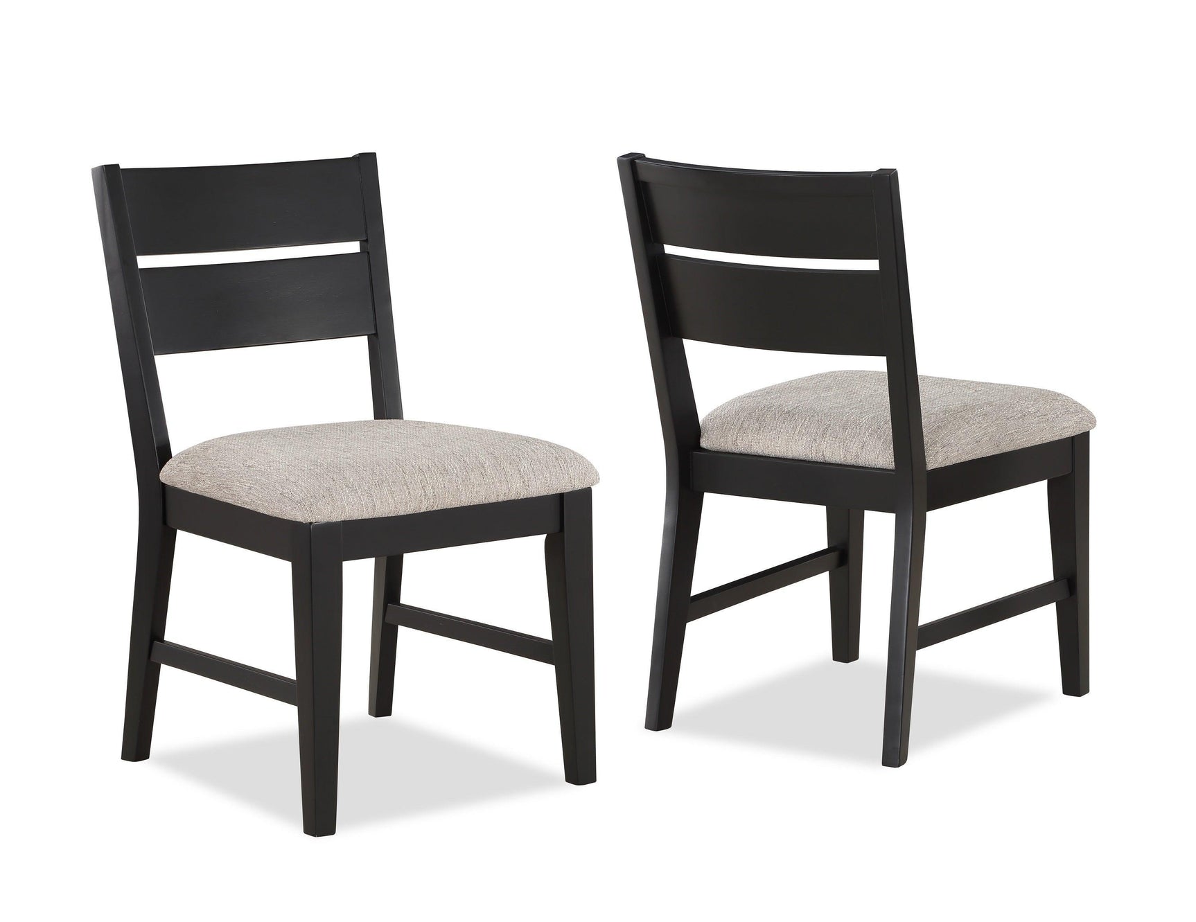 Mathis Gray Contemporary Trestle Wood Round Dining Room Set - Ella Furniture