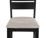 Mathis Gray Contemporary Trestle Wood Round Dining Room Set - Ella Furniture