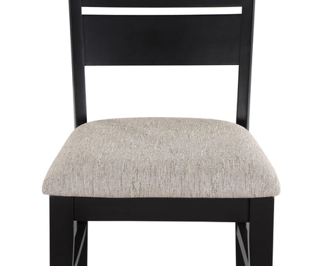 Mathis Gray Contemporary Trestle Wood Round Dining Room Set - Ella Furniture