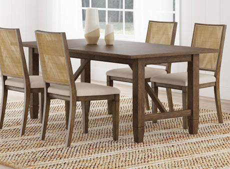 MATISSE COLLECTION Matisse Rectangular 94-inch Wood Dining Table Light Brown 108311 - Ella Furniture