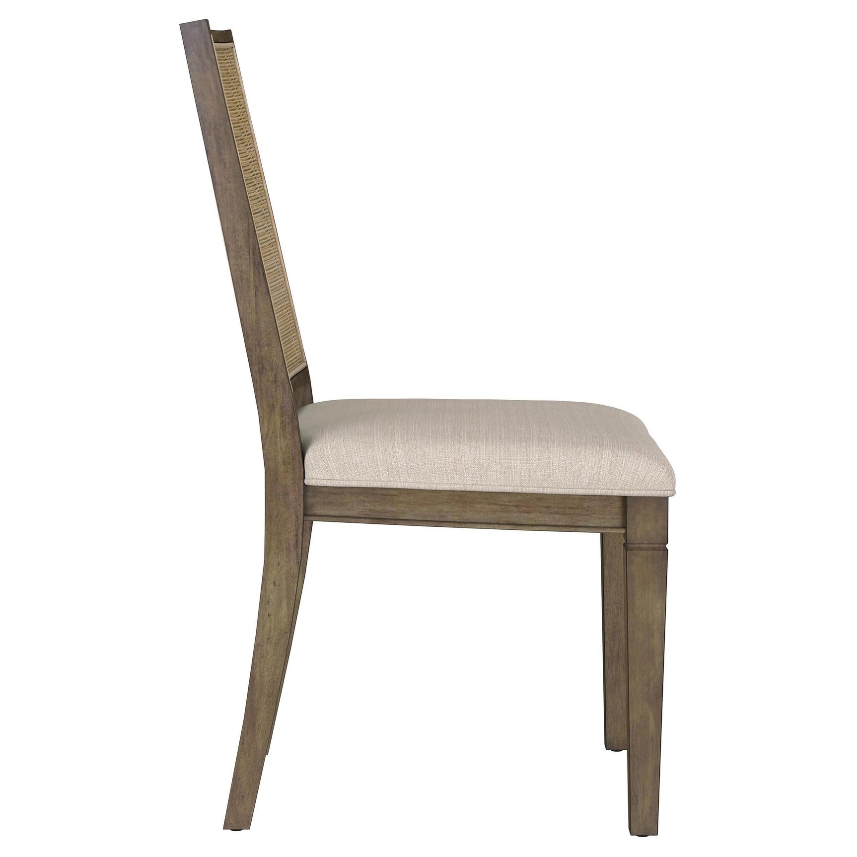 MATISSE COLLECTION Matisse Woven Rattan Back Dining Side Chair Brown (Set of 2) 108312 - Ella Furniture