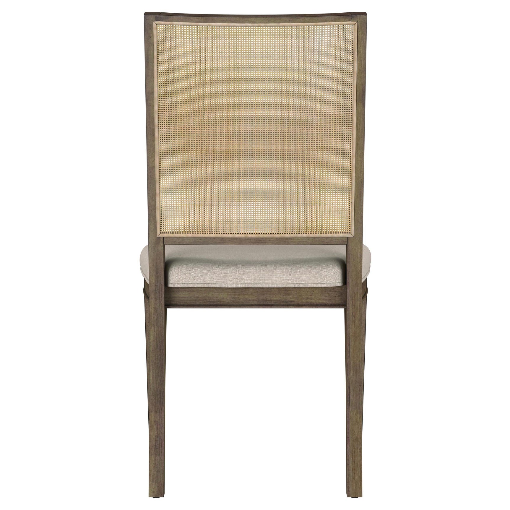 MATISSE COLLECTION Matisse Woven Rattan Back Dining Side Chair Brown (Set of 2) 108312 - Ella Furniture