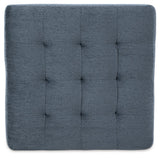 Maxon Place Navy Chenille Oversized Accent Ottoman - Ella Furniture