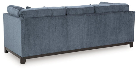 Maxon Place Navy Chenille Sofa - Ella Furniture