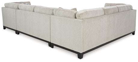 Maxon Place Stone 3-Piece Sectional with Chaise - Ella Furniture