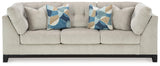 Maxon Place Stone Chenille Sofa - Ella Furniture