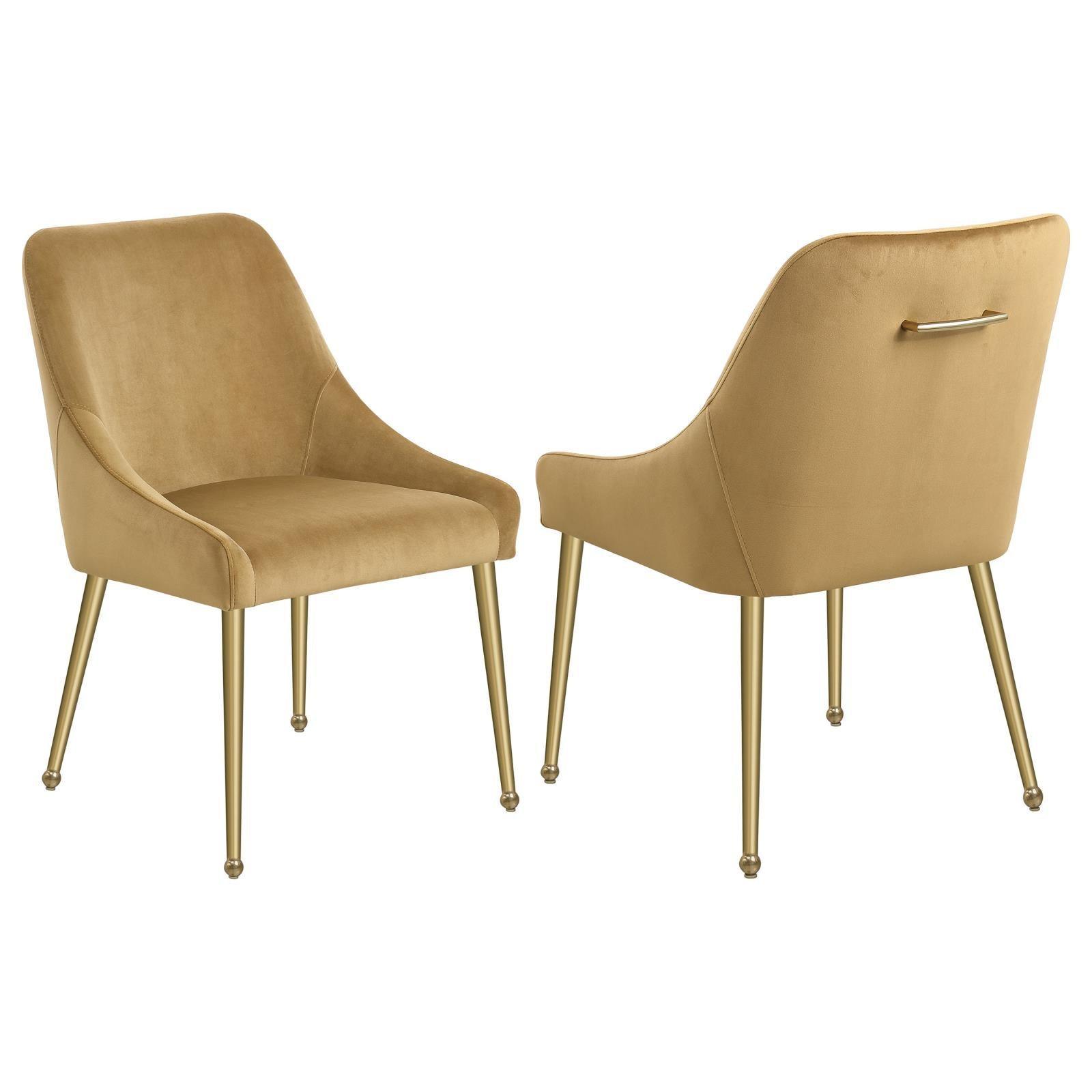 Mayette Parsons Wingback Dining Side Chairs Cognac (Set Of 2) 107582 - Ella Furniture