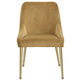Mayette Parsons Wingback Dining Side Chairs Cognac (Set Of 2) 107582 - Ella Furniture