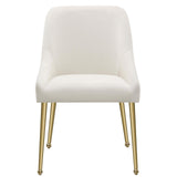 Mayette Parsons Wingback Dining Side Chairs Ivory (Set Of 2) 107562 - Ella Furniture