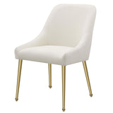 Mayette Parsons Wingback Dining Side Chairs Ivory (Set Of 2) 107562 - Ella Furniture