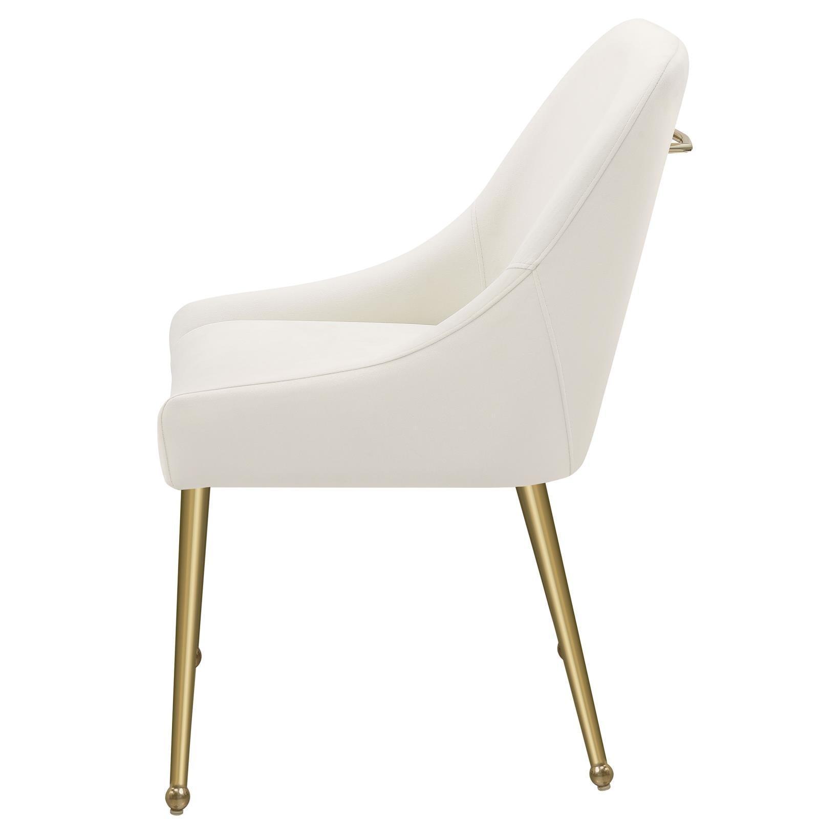 Mayette Parsons Wingback Dining Side Chairs Ivory (Set Of 2) 107562 - Ella Furniture