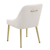 Mayette Parsons Wingback Dining Side Chairs Ivory (Set Of 2) 107562 - Ella Furniture