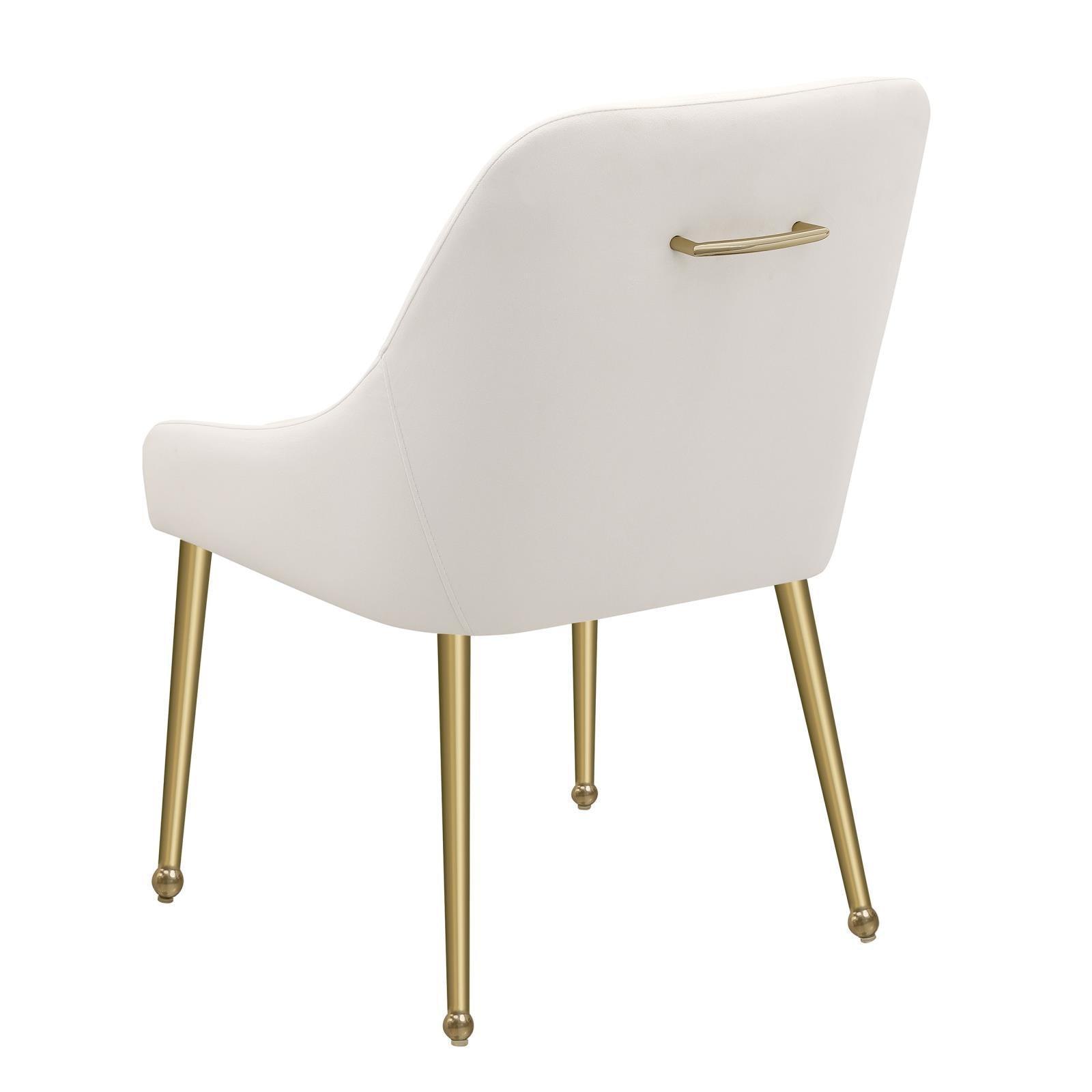 Mayette Parsons Wingback Dining Side Chairs Ivory (Set Of 2) 107562 - Ella Furniture