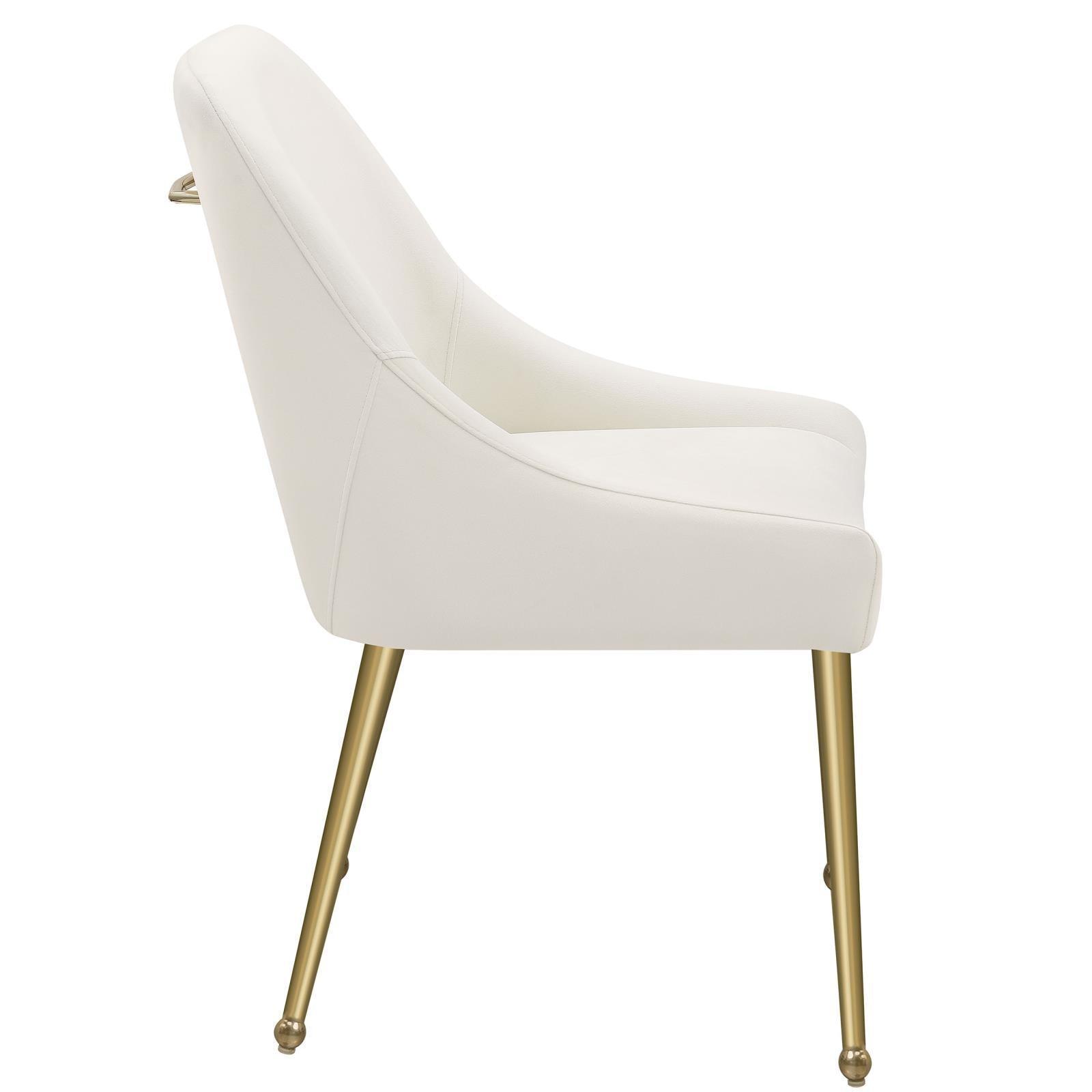 Mayette Parsons Wingback Dining Side Chairs Ivory (Set Of 2) 107562 - Ella Furniture
