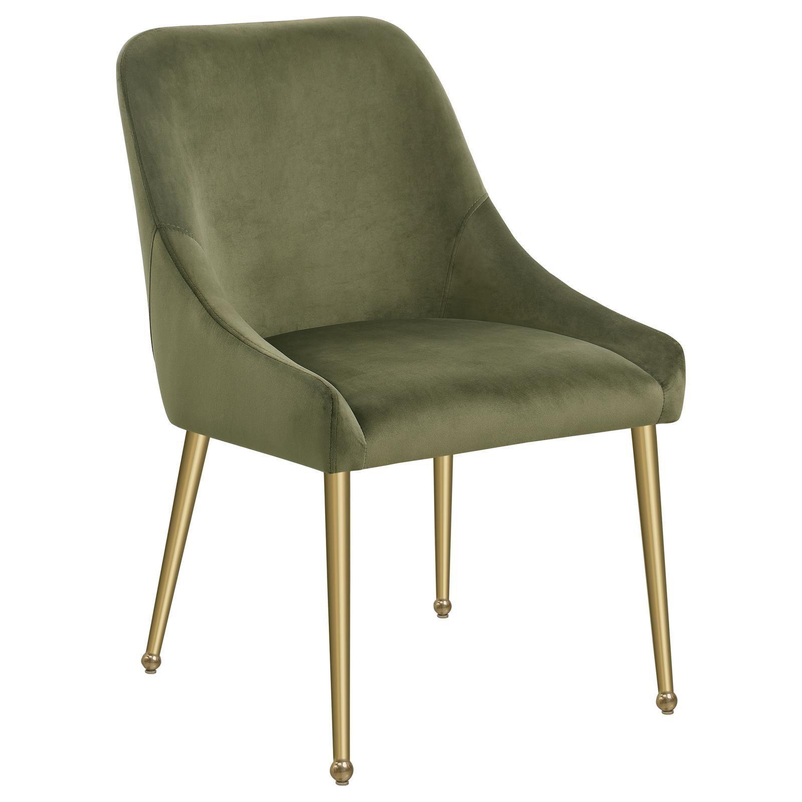 Mayette Parsons Wingback Dining Side Chairs Olive (Set Of 2) 107572 - Ella Furniture