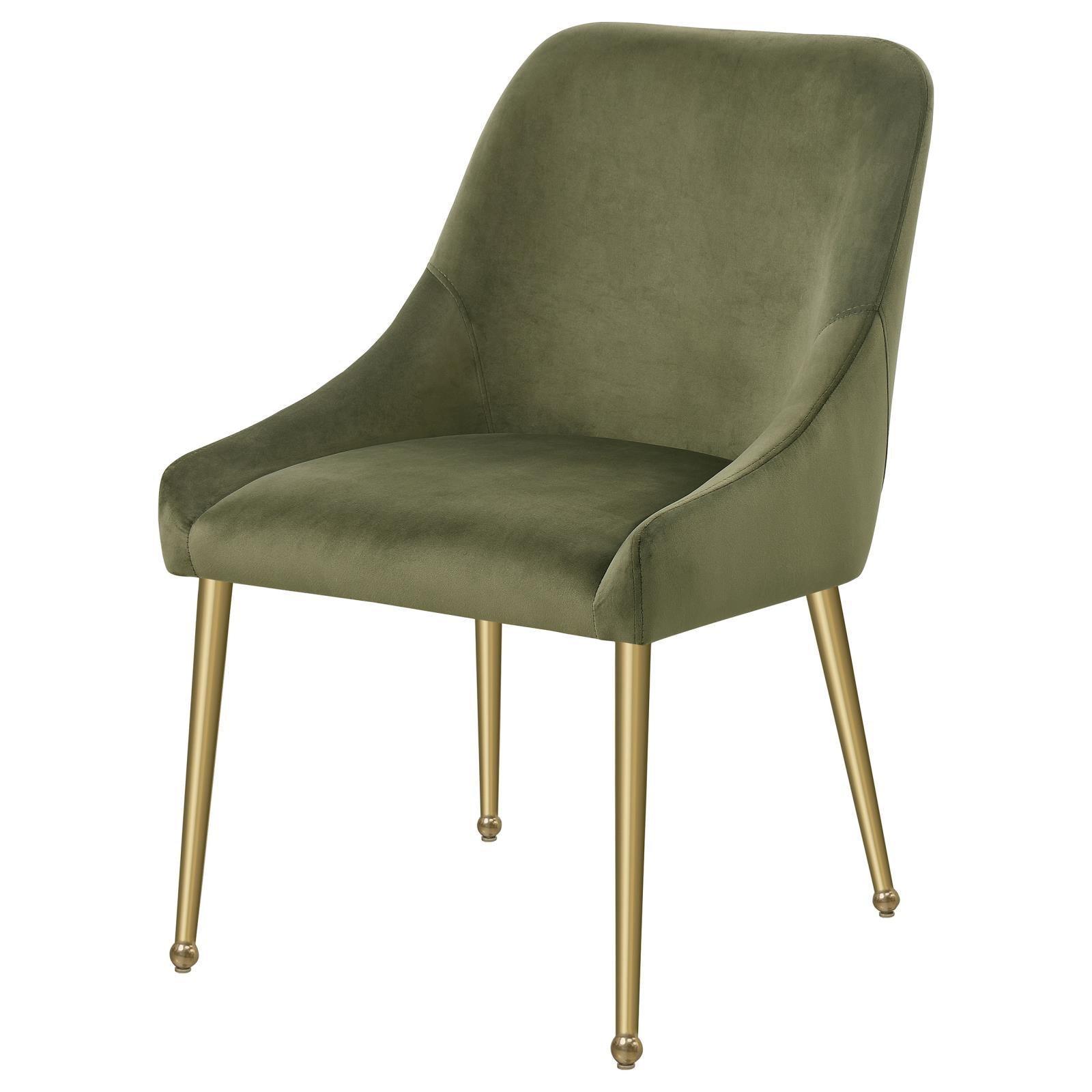 Mayette Parsons Wingback Dining Side Chairs Olive (Set Of 2) 107572 - Ella Furniture