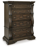 Maylee Dark Brown Chest Of Drawers - Ella Furniture