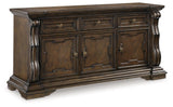 Maylee Dark Brown Dining Buffet - Ella Furniture