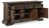 Maylee Dark Brown Dining Buffet - Ella Furniture