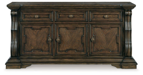 Maylee Dark Brown Dining Buffet - Ella Furniture