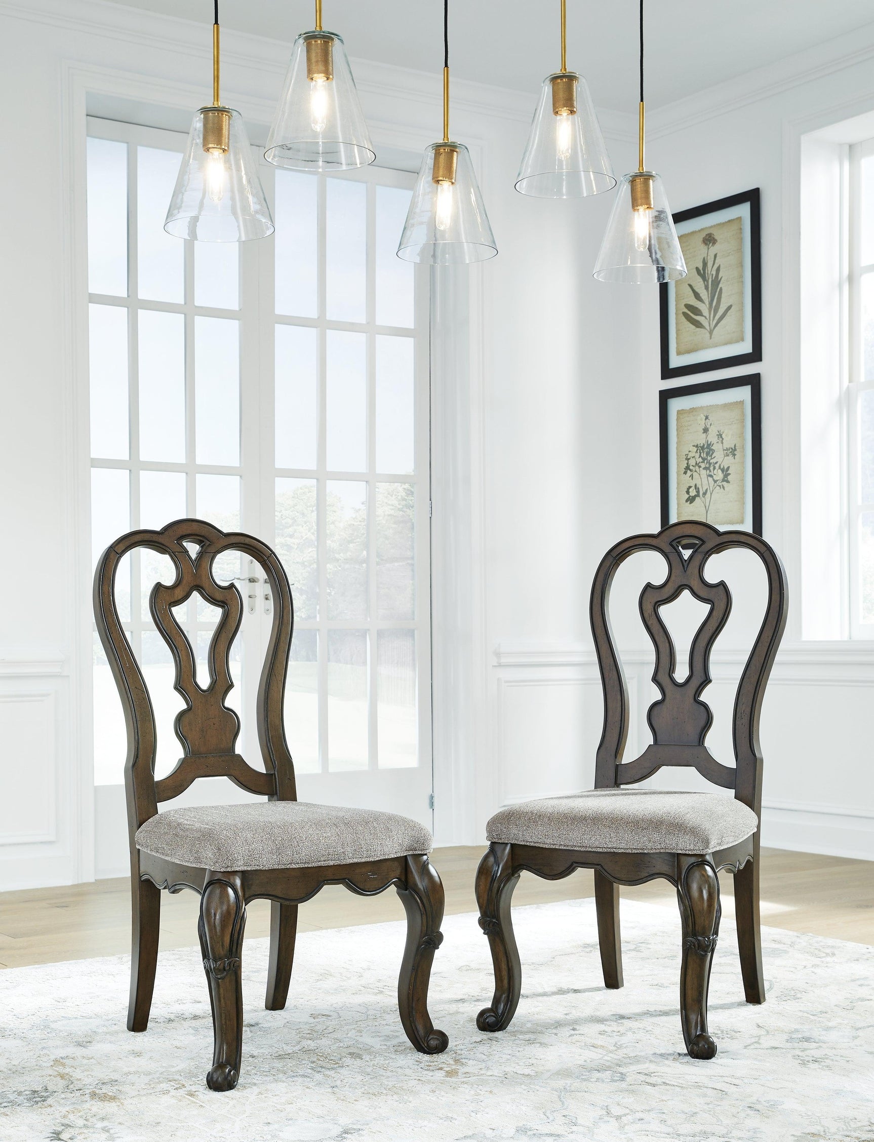 Maylee Dark Brown Dining Chair - Ella Furniture