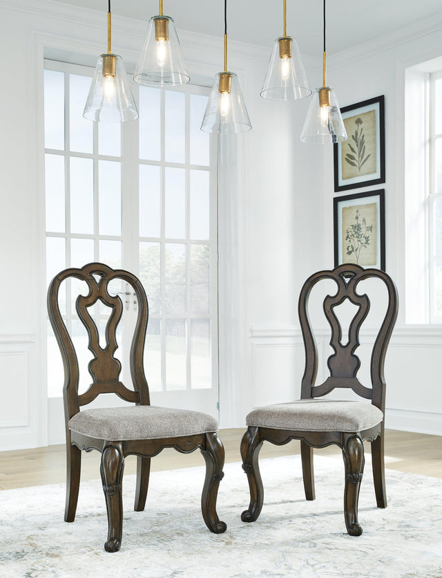 Maylee Dark Brown Dining Chair - Ella Furniture