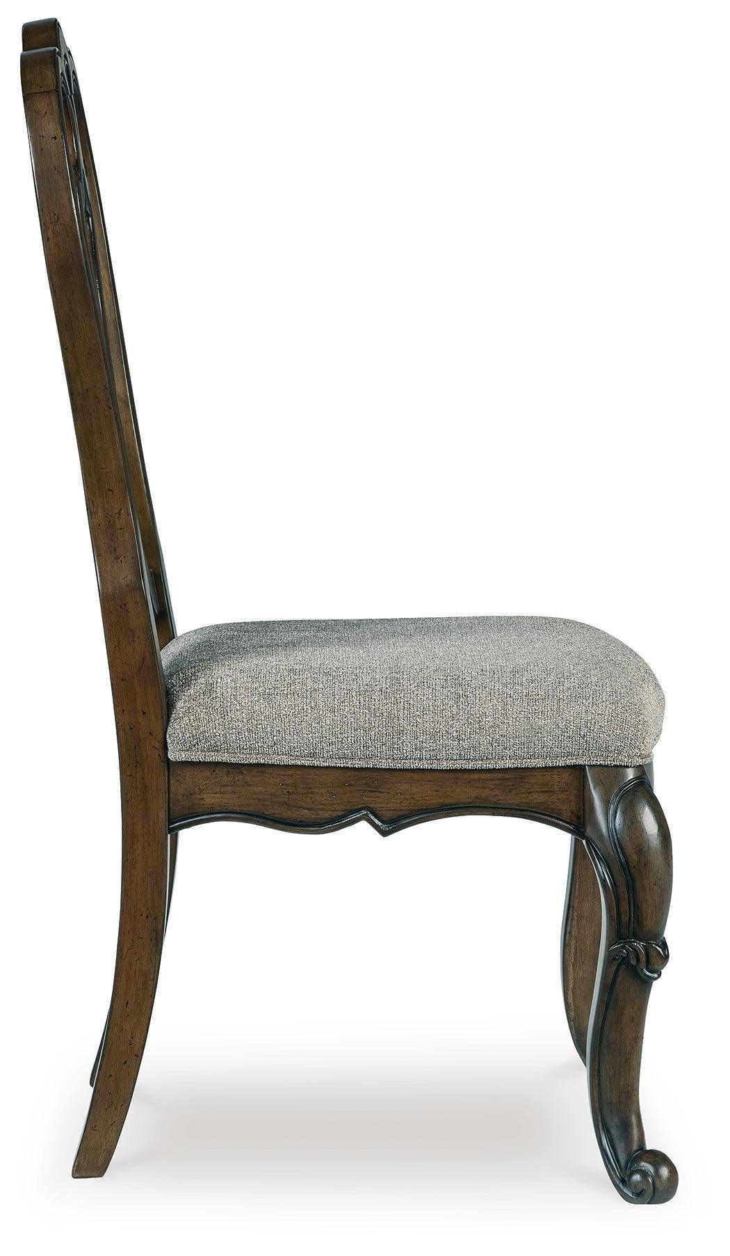 Maylee Dark Brown Dining Chair - Ella Furniture