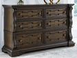 Maylee Dark Brown Dresser - Ella Furniture