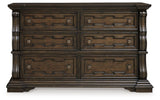 Maylee Dark Brown Dresser - Ella Furniture