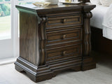 Maylee Dark Brown Nightstand - Ella Furniture