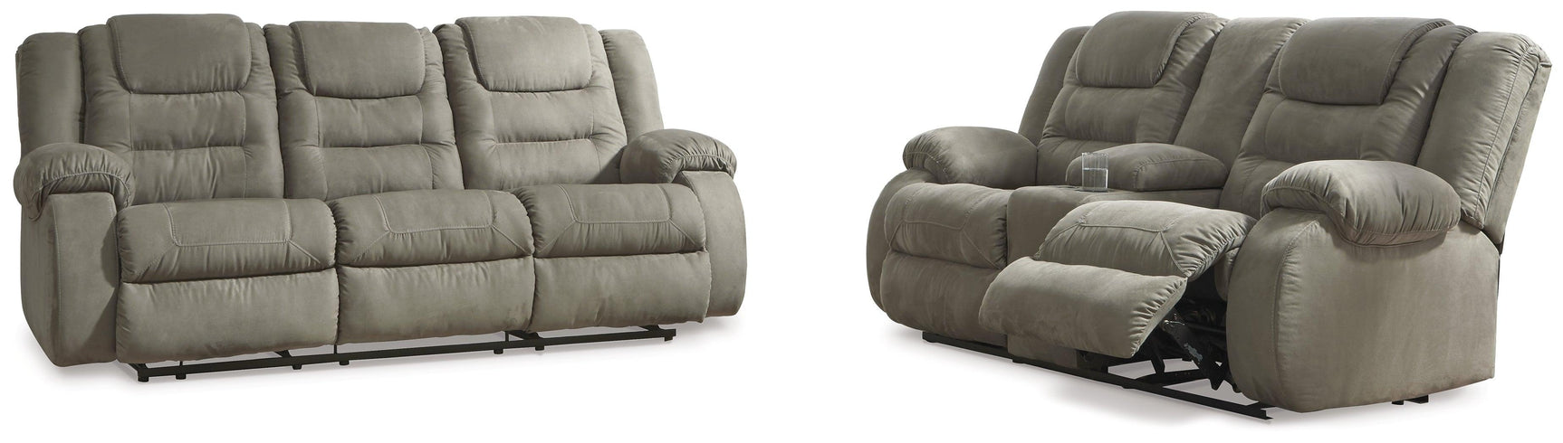 Mccade Cobblestone Sofa And Loveseat - Ella Furniture