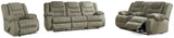 Mccade Cobblestone Sofa, Loveseat And Recliner - Ella Furniture