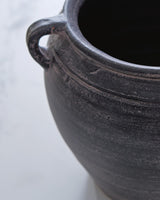 Meadie Distressed Black Vase detail view