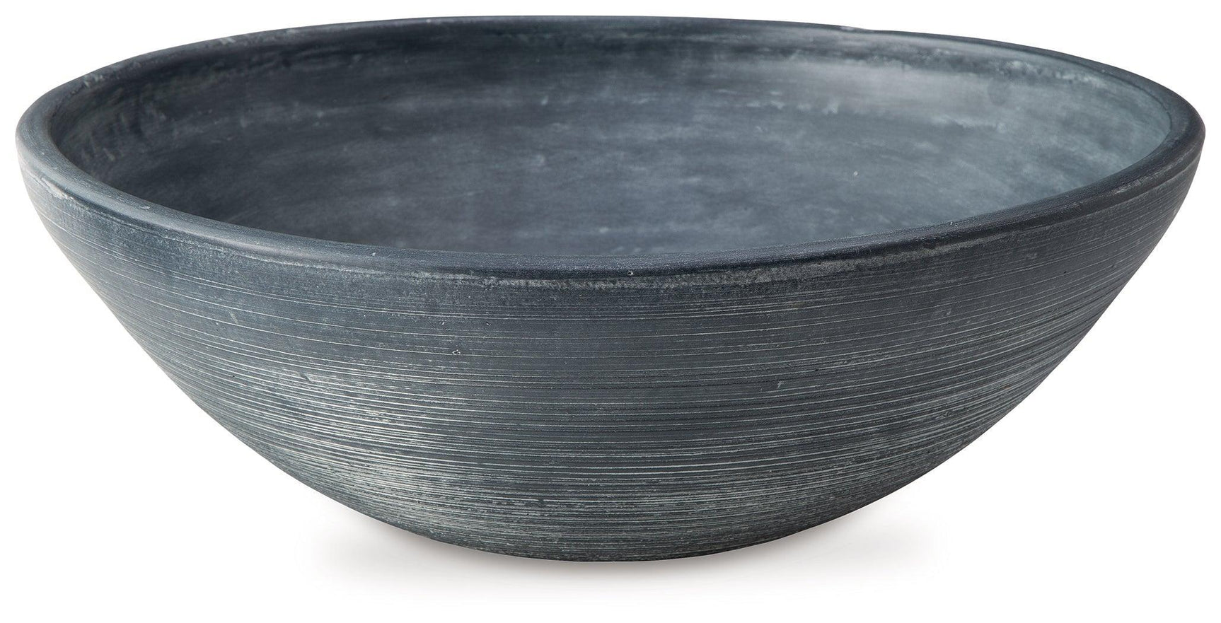 Meadie Distressed Blue Bowl - Ella Furniture