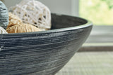 Meadie Distressed Blue Bowl - Ella Furniture