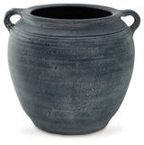 Meadie Distressed Blue Vase - Ella Furniture