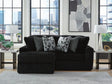 Midnight-Madness Onyx 2-Piece Sectional with Chaise from Ella Furniture