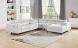 Milano Pearl - 6Pc Power Reclining Sectional - Ella Furniture