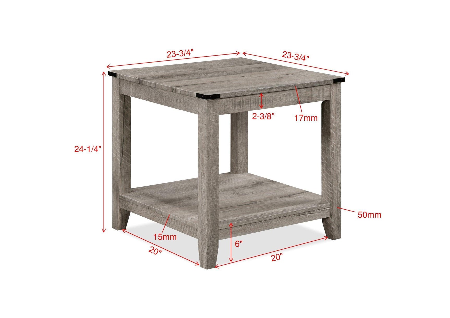 Milton Light Brown Modern Contemporary Solid Wood And Veneers Cocktail Coffee Table - Ella Furniture