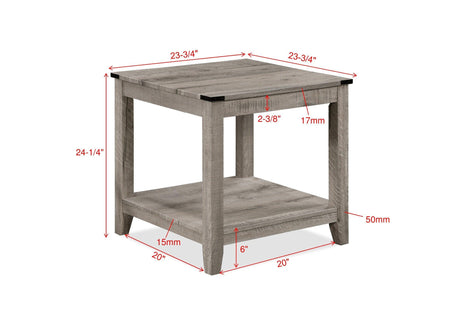 Milton Light Brown Modern Contemporary Solid Wood And Veneers Cocktail Coffee Table - Ella Furniture