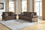 Miltonwood Teak Sofa And Loveseat - Ella Furniture