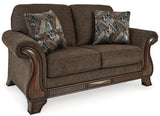 Miltonwood Teak Sofa And Loveseat - Ella Furniture