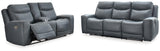 Mindanao Steel Sofa And Loveseat - Ella Furniture