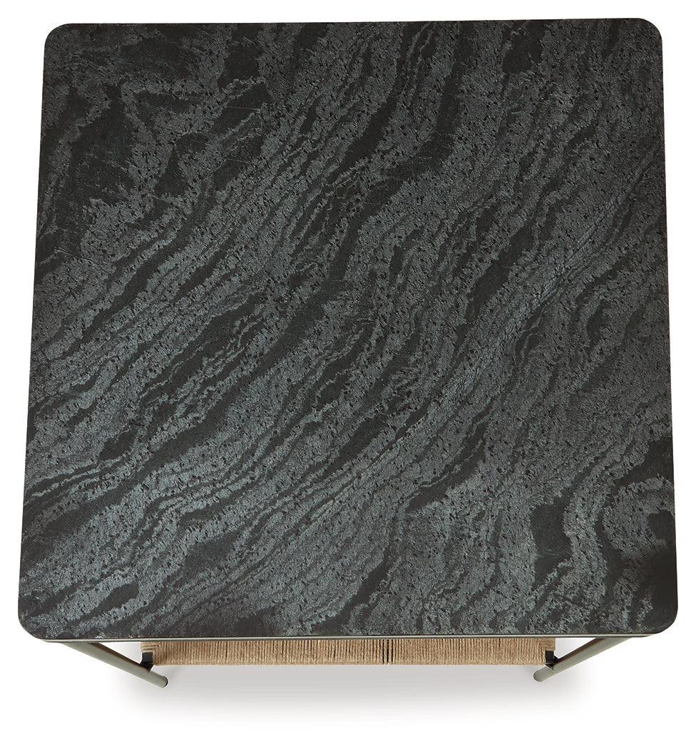 Minrich Black/natural Accent Table - Ella Furniture