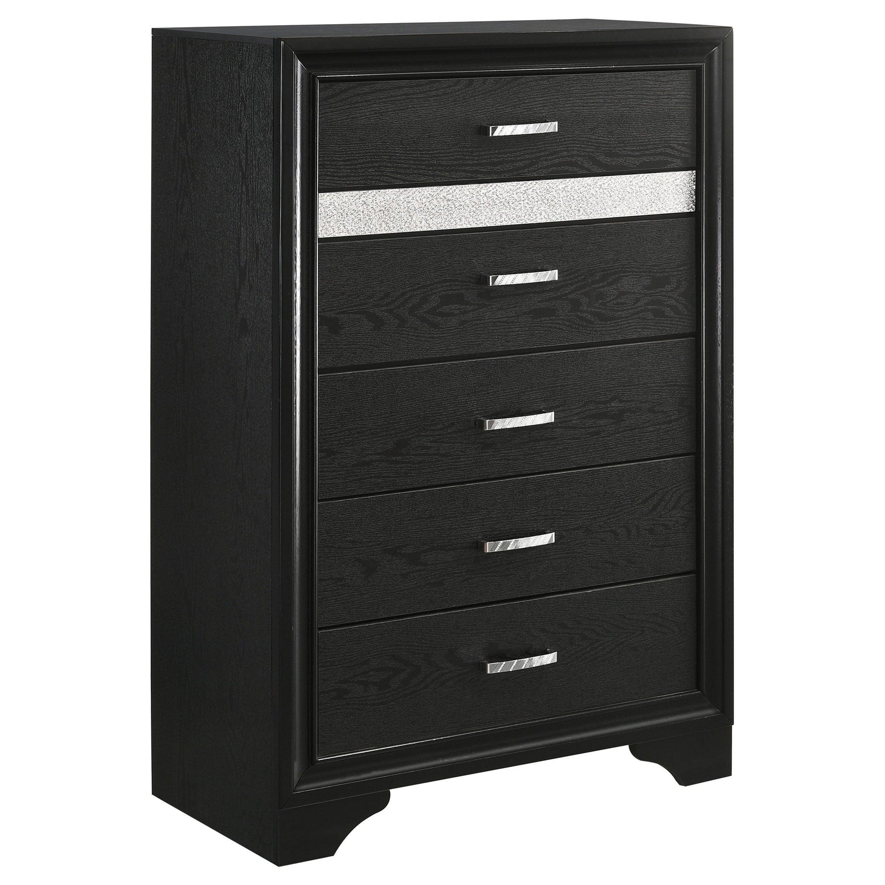 Miranda Storage Black Bedroom Set - Ella Furniture