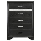 Miranda Storage Black Bedroom Set - Ella Furniture