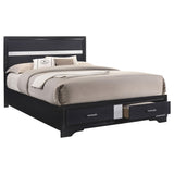 Miranda Storage Black Bedroom Set - Ella Furniture