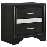 Miranda Storage Black Bedroom Set - Ella Furniture