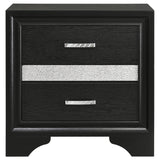 Miranda Storage Black Bedroom Set - Ella Furniture